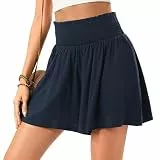 Marvmys Damen Shorts Sommer mit Elastischem Bund High Waist Bequeme Kurze Hose Damen Freizeithose für Zuhause Sport und Reisen