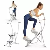 Niceday Fortgeschrittene Stepper für Übung zu Hause Treppenstepper mit Lenker Klettermaschine Dual-Action Crosstrainer Treppensteiger Stair Master
