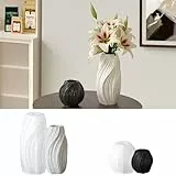 HIKLINK Silikonform Vase, 2 Stück Silikonformen für Vasen, Gießformen für Epoxidharz, Beton und Gips, DIY Formen für Blumentöpfe, Pflanzengefäße und Deko (D*2 Stück)
