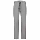 PALLTEX Alfredo Kochhose 100% Baumwolle Kochhose Herren/Damen Baumwolle Bäckerhose mit Kordelzug verstellbare Taille EN 13688 (DE/NL/SE/PL, Alphanumerisch, XL, Regular, Regular, Pepit)