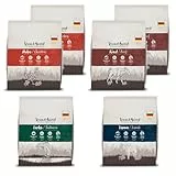 Venandi Animal - Premium Trockenfutter für Katzen, Probierpaket 1, 6 x 0,3 kg (6er Pack), getreidefrei mit viel frischem Fleisch und Fisch
