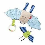 SIGIKID 41013 Anhänger Fledermaus Urban Mädchen und Jungen Babyspielzeug empfohlen ab Geburt blau