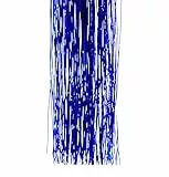 Creativery Lametta 24x100cm für den Weihnachtsbaum 1St. Lametta 20x105cm (blau) // Weihnachtsgirlande Silvester Karneval Weihnachten Deko Christbaumschmuck Girllande