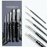 ARTIFY Trockenpinsel Set mit 5 Größen: Expert Series Trockenpinsel für mühelose Miniatur-, Modell-, Keramik-, Malerei – Hobby-Detail, kleine Acrylölpinsel für Tisch- und Kriegsspiel-Miniaturen