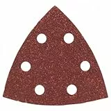 Bosch Home and Garden DIY 25tlg. Schleifblatt-Set verschiedene Materialien für Deltaschleifer (Körnung 40, 6 Löcher) 2607019487