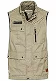 camel active Herren Outdoor-Weste mit Stehkragen Beige, menswear-54