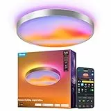 Govee Deckenlampe Ultra, 616 Matrix-Lampenperlen Deckenleuchte für Wohnzimmer, 5000lm, RGBWWIC DIY & AI-generierte Bildfunktionen, 2700K-6500K, Matter & Google Home Kompatibel, 5VA Material, 53,5 cm