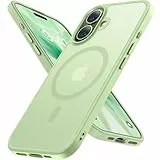 Miracase für iPhone 17 Hülle für Magsafe [TOP Militärschutz & Magnetkraft] Stoßfest Kratzfest mit Samtiger Haptik Extrem Langlebig Handyhülle für iPhone 17 6,3', Matt-Bassgrün