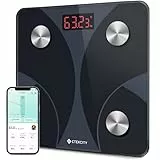 Etekcity Personenwaage Körperfettwaage 180kg/0,05kg, Waage Personen mit APP, Bluetooth Körperwaage für13 Körperwerte, Personenwaage digital, Waage mit Körperfett und Muskelmasse, BMI, Protein