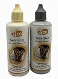 efco Sock-Stop Socken-Strümpfe, Latex, rutschfest, modisch, cremefarben