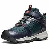 KEEN Unisex Kinder Wanduro Mid Height Waterproof Easy On Durable Sneaker Wanderstiefel, Sky Captain Sea Moss, 29 EU