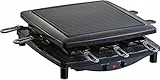 Steba RC 2.1 Raclette, Gusseisen-Grillplatte, 8 emaillierte Pfännchen