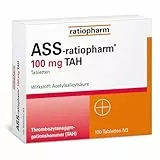 ASS-ratiopharm 100 mg TAH: Herzgesundheit - Blutverdünner zur Vorbeugung von Herzinfarkt und Schlaganfall, 100 Tabletten