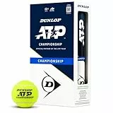 Dunlop Tennisball ATP Championship - für Sand, Hartplatz und Rasen (2x4 Bälle)