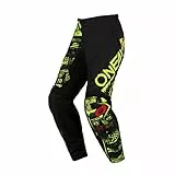 O'NEAL | Motocross-Hose | MTB Enduro MX | Bequeme lockere Passform für maximale Bewegungsfreiheit, Bündchenlose Hosenbeine | Element Pants Attack V.23 | Erwachsene | Schwarz Neon-Gelb | Größe 36/52