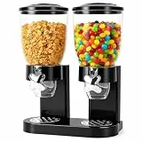 SangWeinarfa Cereal Dispenser Countertop 2L 2er Pack, Luftdichter Müslispender für die Organisation des Küchenvorratsraums, Ideal für Süßigkeiten, Müsli, Reis, Nüsse, Bohnen, Kaffebohnen