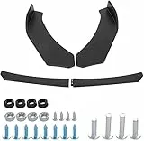 Ejoyous Frontspoiler Lippe Auto Frontstoßstange Splitter Lip Spoiler Universal Spoilerlippe Diffusor, Anwendbare Autobreite: Ca. 160-190cm