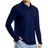 Funktionsshirt Herren Langarm Langarmshirt Neopren Oberteil Ski-Funktionsshirt Quick-Drying Fischerhut Tropenkleidung Tacvaser Blau 3XL