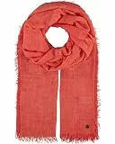 FRAAS Stola in Viskosemischung für Damen - 50 x 190 cm - einfarbiger leichter Schal Orange