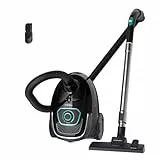 Cecotec Bodenstaubsauger mit 2,5 L Beutel Conga Powerbag 2500 Compact Plus. 850 W, Hochleistungsfiltration, Teleskoprohr aus Metall, inklusive Zubehör für Möbel und Ecken