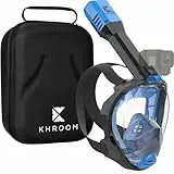 KHROOM® Seaview Pro Schnorchelmaske für Erwachsene – bekannt aus Höhle der Löwen – CO₂-sicher nach DIN EN 136 – inkl. Action-Cam-Halterung – Tauchermaske & Vollgesichtsmaske