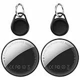 DDHTSAL Air Smart Tracker Tag - 2 Stück Schlüsselfinder Kompatibel mit Google Mein Gerät Finden APP (Nur Android), IP68 Wasserdicht, 100 dB Lautstärke, Key Finder für Gepäck/Taschen/Koffer/Brieftasche