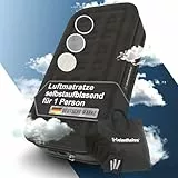 Heimfleiss® Luftbett 1 Person | Premium Aufblasbare Matratze 100x200 cm | Luftmatratze selbstaufblasend ideal nutzbar als Gästematratze & Campingmatratze | Aufblasbares Bett für Kinder & Erwachsene
