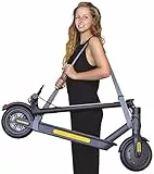 LANCO LI-0230 Universal Tragegurt für E-Scooter, E-Roller, Kinderbuggy - bis 40kg belastbar - variabel verstellbar, Grau/Schwarz