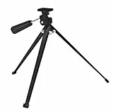 Bresser Dreibein Tischstativ 24 cm mit einer Traglast von bis zu 1 KG für Ferngläser, Monokulare oder leichte Spektive für den mobilen Einsatz, schwarz