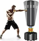 YOLEO Boxsack Standboxsäcke Trainingsgeräte Erwachsene Freistehender Standboxsack Boxing Trainer Heavy Duty Punchingsäcke
