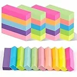 2000 Blatt Haftnotizen Kleine, 20 Stück Farbige Sticky Notes, Klebezettel 15 x 50mm, Selbstklebende Notizzettel Klebend für Büro Zuhause Schule Sitzung (10 Farben)