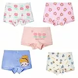 Yearning life 5er Pack Mädchen Unterwäsche, Mädchen Shorts Multi Colour Niedliches Muster Mädchen Boxershorts 98-152 (DE/NL/SE/PL, Numerisch, 140, 146, Regular, Farbmischung)