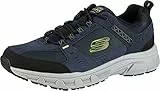 Skechers Herren Oak Canyon-51893 Sneaker, Blau Navy Lime Nvlm, 45 EU