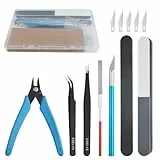 WMYCONGCONG Gundam Modell-Werkzeug-Set für Modellbauer, Grundwerkzeuge, Hobby-Bauwerkzeuge, Kit für Gebäude, Autos, Flugzeuge, Modellbau, BAU, und Befestigung, 8 Stück