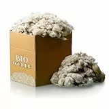 Schafwolle - Natur Dünger und Schneckenschutz für Bio Garten - Schafwolle Dünger gegen Schnecken - Pflanzenschutz und Schneckenabwehr - Schafwolle unbehandelt - 5 Kg