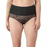 Maidenform Damen Tame Your Tummy Brief Formunterhose, Schwarze Spitze, L EU