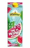 Pfanner Eistee Wassermelone - 1 x 2 l Karton - direkt aufgebrühter Tee mit Wassermelone – Ice Tea