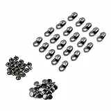 FTVOGUE 20 teile Stiefelspitze Haken Schuhe Stiefelspitze Schnallen Armaturen Mit Nieten für Reparatur Camp Hike Climb Zubehör