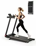 Superun Laufband für Zuhause Klappbar, Laufband mit Steigung max 158 KG mit APP, Klappbares Laufband mit Trainingskursen und Multi-Runner-Rennen.Vor Ort erlebbar & reparierbar