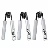 COVVY Handgriff-Stärker, 3er-Pack (150,200,250 LBS) Griffkrafttrainer, Unterarmstärker, Handstärker, für Zuhause, Fitnessstudio und Büro(Silber)
