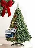 4smile künstlicher Weihnachtsbaum 180 cm – Pflegeleicht Preiswert Festlich – Tannenbaum künstlich – Überzeugend für 10 Jahre