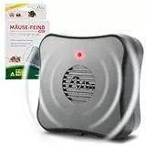 Gardigo® Mäusevertreiber Mobil | Ultraschall Mäuseabwehr gegen Mäuse und Ratten | Mobil einsetzbar durch Batteriebetrieb | Wirkungsbereich bis ca. 40m² | Ratten vertreiben und Mäuse vertreiben