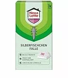 Nexa Lotte Silberfischchen Falle, 3 Stück, insektizidfrei, hochwirksam, feuchtigkeitsbeständig, ideal für Küche und Bad, bis zu 3 Monate Schutz