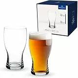 Villeroy & Boch Purismo Beer Pint, 2er-Set, 650 ml, Kristallglas, Klar