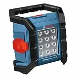 Bosch Professional 18V System Akku LED-Baustellenlampe GLI 18V-1200 C (max. Helligkeit 1.200 Lumen, Connect Ready, ohne Akku/ Ladegerät)