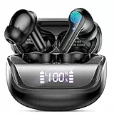 Bluetooth Kopfhörer, Kopfhörer Kabellos Bluetooth 5.4 mit 4 HD Mic, HiFi Stereo In Ear Kopfhörer, 45H Kabellose Kopfhörer ENC Noise Cancelling Earbuds, IP7 Wasserdicht Ohrhörer, Touch Control, USB-C