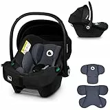 Lionelo ASTRID i-Size Baby Autositz 40-87 cm, Babyschale Gruppe 0+, Rückwärtsgerichtete Montage, 3-Punkt-Sicherheitsgurt Seitenschutz, Sitzeinlage Dri-Seat