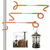 3 Stück Laternenhalter für Camping und Garten, Laternenhaken Camping, Aufhängung für Zelt-Lampe, Zeltstangen Haken, Mehrzweck Haken für Camping Hängende Laternen Wasserkocher Müllsäcke(Doppelköpfig)