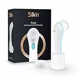 Silk'n Pure Gesichtsreinigungsbürste (wasserdicht, aufladbar) inkl. zwei Bürstenaufsätzen für porentiefe Reinigung