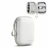 Linpr Digitalkamera Tasche Kompatibel mit CAMKORY/Kodak PIXPRO FZ45/FZ55/Lecran/VAHOIALD/Canon IXUS 285 HS/Umipyiza/YLSHGXFC/AOREGRE, Kleine Digitalkameratasche Reisekamera Tasche (Hellgrau)